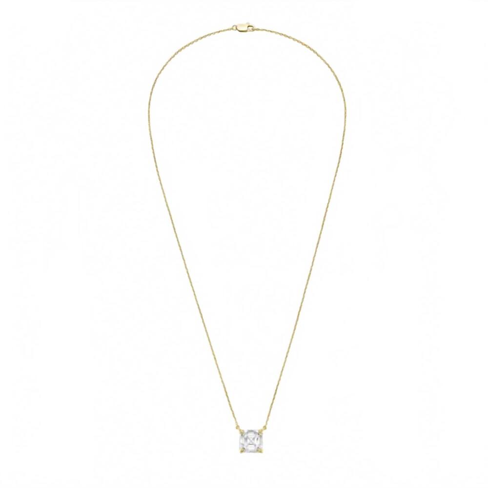 NEW DIANA M JEWELS 3.00 ct asscher-cut lab-grown diamond set east–west necklace - Picture 2 of 2